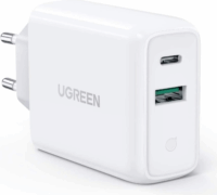 Ugreen 60468 USB-A / USB-C Hálózati Töltő Adapter 36W - Fehér