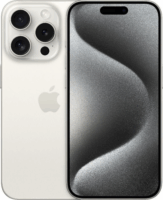 Apple iPhone 15 Pro 128GB Okostelefon - Fehér Titánium