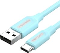 Vention COKSG USB Type-A apa - USB Type-C apa 2.0 Adat és töltő kábel - Világoskék (1.5m)