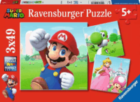 Ravensburger Super Mario - 3x49 darabos puzzle