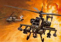Italeri 0159 AH-64A Apache Támadó helikopter műanyag modell (1:72)