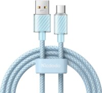 Mcdodo CA-3654 USB-A apa - USB-C apa 2.0 Adat és töltő kábel - Kék (2m)