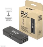 Club3D HDMI anya - HDMI anya jelismétlő - Fekete