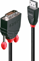 Lindy 41491 DisplayPort - DVI-D Kábel 2m - Fekete