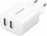 Intenso W24AA 2x USB-A Hálózati Töltő Adapter 24W - Fehér