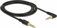 Delock 3,5 mm 4 tűs apa - 3,5 mm 4 tűs apa Sztereó Jack Kábel (2m)