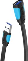 Vention VAS-A13-B300 USB Type-A apa - USB Type-A anya 3.0 Hosszabbító kábel - Fekete (3m)