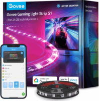 Govee GOVH6609 WiFi Bluetooth Gaming Okos Dekor LED Szalag 2m - RGBIC