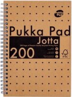 Pukka Pad Jotta Kraft 100 lapos A5 vonalas spirálfüzet - Mintás