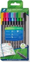 Staedtler Triplus 334 Tűfilc készlet - Vegyes színek (10 db / csomag)