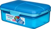 Sistema 3965 Slimline Műanyag ételtároló doboz 1,5L - Kék