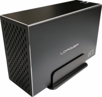 LC-Power LC-35U3-RAID-2 USB 3.2 Gen 1x1 Külső 2x3.5" ház - Fekete