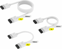 Corsair iCUE LINK 600 / 200 / 100mm kábel szett - Fehér (5 db/csomag)