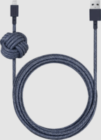 Native Union USB-A apa - Lightning apa 2.0 Adat és töltő kábel - Kék (3m)