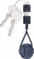 Native Union USB-A apa - Lightning apa 2.0 Adat és töltő kábel - Fehér (0.15m)
