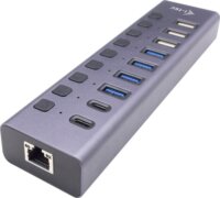 I-Tec CACHARGEHUB9LAN USB Type-A 3.2 HUB (9 port)