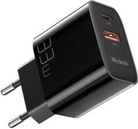Mcdodo CH-0921 USB-A / USB-C Hálózati töltő - Fekete (33W)