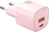 Mcdodo CH-0156 USB-A / USB-C Hálózati töltő - Rózsaszín (33W)