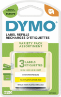 Dymo S0721800 Letratag Festékszalag csomag - Papír / Műanyag / Fém