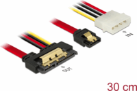Delock 85230 SATA kábel 0.3m (SATA 7 Pin + Molex 4 Pin - SATA 22 Pin)