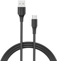 Vention CTHBC USB-A apa - USB-C apa 2.0 Adat és töltő kábel - Fekete (0.25m)