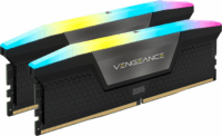 Corsair 96GB / 6000 Vengeance RGB Black DDR5 RAM KIT (2x48GB)
