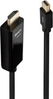 Lindy 36927 Mini DisplayPort - HDMI Kábel 2m - Fekete