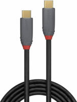 Lindy 36902 Anthra Line USB-C apa - USB-C apa 3.1 Adat és töltő kábel - Fekete(1,5m)