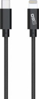 2GO 797162 USB-C apa - Lightning apa 2.0 Adat és töltőkábel - Fekete (1m)