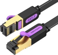 Vention ICABK UTP CAT7 Lapos Patch kábel 8m - Fekete