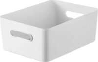 Smartstore "Compact L" Műanyag Tárolódoboz Tetővel 15.4L - Fehér