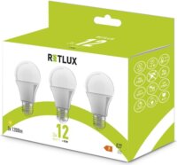 Retlux REL 32 LED Gömbizzó 12W 1200lm 3000K - Meleg fehér (3db / csomag)