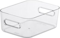 Smartstore "Compact Clear S" Műanyag Tárolódoboz Tetővel 1.5L - Átlátszó