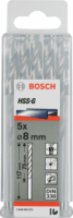 Bosch 2608595072 HSS-G Fúrószár - 8x75mm (5 db / csomag)