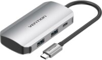 Vention TNBHB USB-C - USB-A/USB-C/PD dokkoló állomás - Szürke