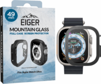 Eiger Mountain Apple Watch Ultra Tok + kijelzővédő - Fekete (49mm)