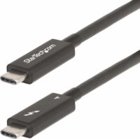 Startech A40G2MB-TB4-CABLE USB-C/Thunderbolt apa - USB-C/Thunderbolt apa 4.0 Adat és töltőkábel - Fekete (2m)