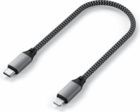 Satechi ST-TCL10M USB-C apa - Lightning apa Adat és töltő kábel - Asztroszürke (25cm)