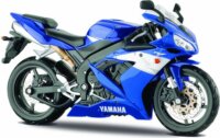 Maisto Yamaha YZF-R1 motor fém modell kék (1:12)