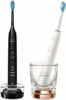 Philips HX9914/57 Sonicare DiamondClean 9000 Szónikus fogkefe - Fekete/Aranyrózsa (2db / csomag)