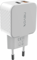 Nevox 2009 1x USB Type-A / 1x USB Type-C Hálózati töltő - Fehér (30W)
