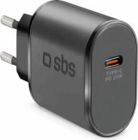 SBS TETR1CPD25 1x USB Type-C Hálózati töltő - Fekete (25W)