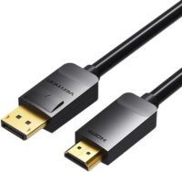 Vention HADBI DisplayPort apa - HDMI apa kábel 3m - Fekete