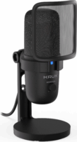 Krux Emote 2000S Asztali Mikrofon - Fekete