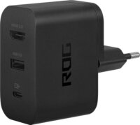 Asus AC65-03 1x USB Type-A / 1x USB Type-C Hálózati töltő - Fekete (65W)