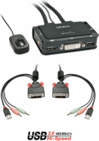 LINDY DVI-D - Single Link KVM Switch - 2 port