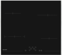 Sharp KH-6V08FT0K-EU Kerámia főzőlap - Fekete