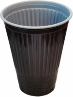 150ml Műanyag Pohár Automatába Szett 100 Darabos - Barna