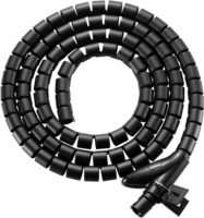 Equip 650867 Kábelrendező hüvely 1m - Fekete