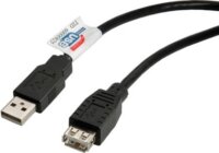 Roline USB2.0 A-A hosszabbító kábel - 0.8m